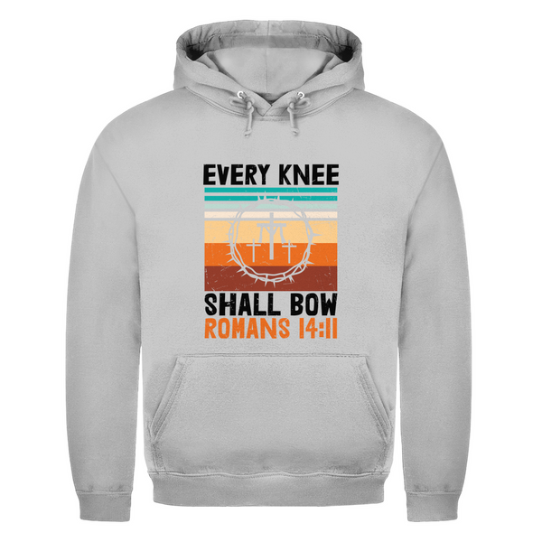 Herren Hoodie every knee shall bow romans 14:11