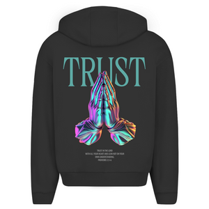 Oversize Zipper Hoodie trust in the lord proverbs 3:5-6