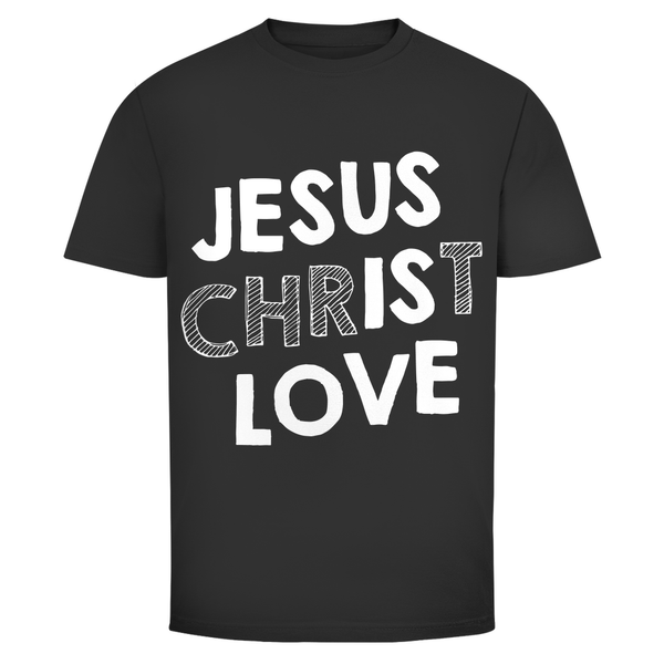 Herren T-Shirt jesus christ love