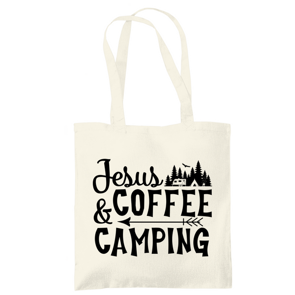 Tragetasche jesus coffee camping