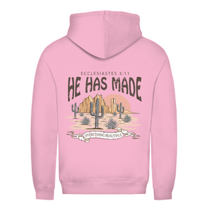 Damen Hoodie everything beautiful ecclesiastes 3:11