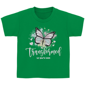 Kinder T-Shirt transformed by gods love