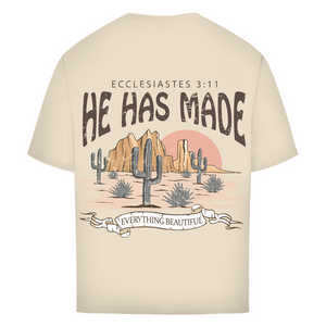 Oversize T-Shirt everything beautiful ecclesiastes 3:11