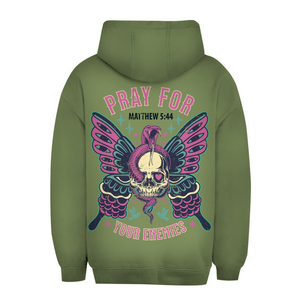 Unisex Oversize Hoodie pray for your enemies matthew 5:44