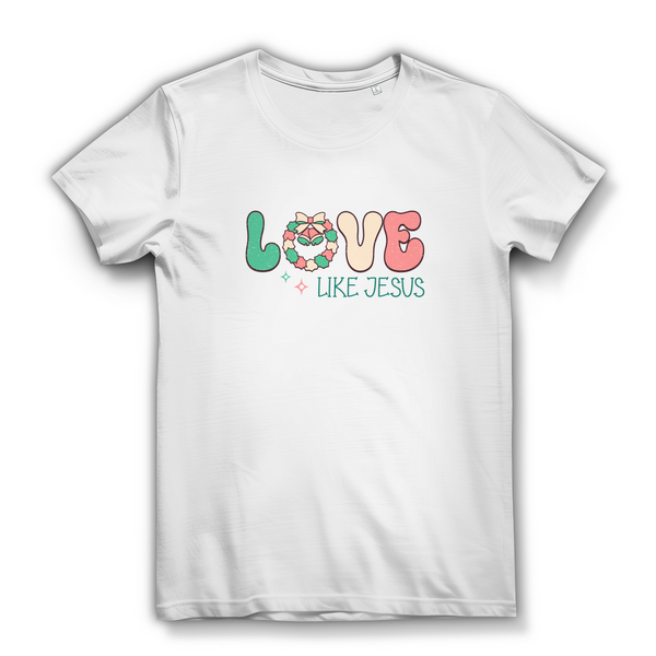 Damen Bio T-Shirt love like jesus