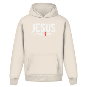 Oversize Hoodie Ohne Kordel jesus matter