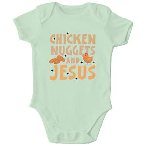 Kinder Bio Body chicken nuggets and jesus