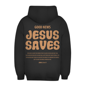 Unisex Oversize Hoodie jesus saves john 3:16-17