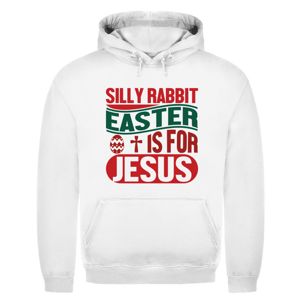 Herren Hoodie silly rabbit easter is for jesus