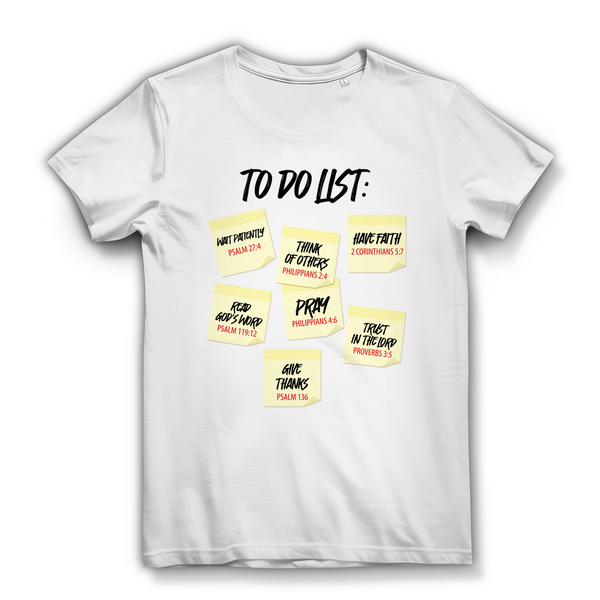 Damen Bio T-Shirt to do list