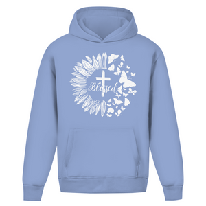 Oversize Hoodie Ohne Kordel blessed