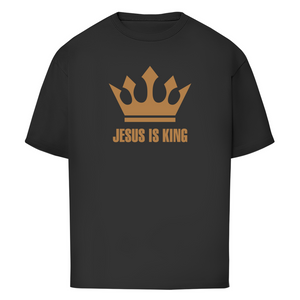 Oversize T-Shirt jesus is king krone