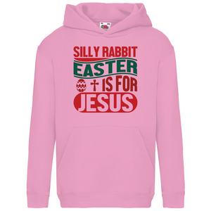 Kinder Hoodie silly rabiit easter is for jesus