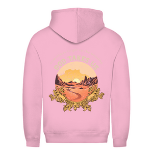 Damen Hoodie god take us through the desert