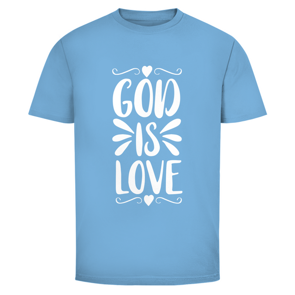 Herren T-Shirt god is love