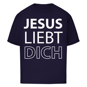 Oversize T-Shirt jesus liebt dich