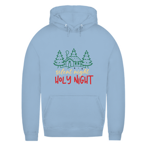 Damen Hoodie silent night holy night