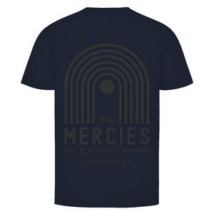 Herren T-Shirt his marcies lamentations 3:23