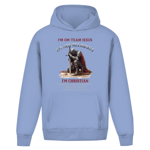 Oversize Hoodie Ohne Kordel i am christian