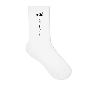 Socken walking with jesus