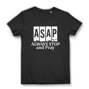 Damen Bio T-Shirt always stop and pray