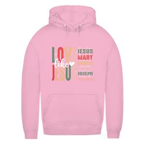 Damen Hoodie love like jesus