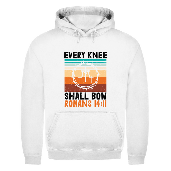 Herren Hoodie every knee shall bow romans 14:11