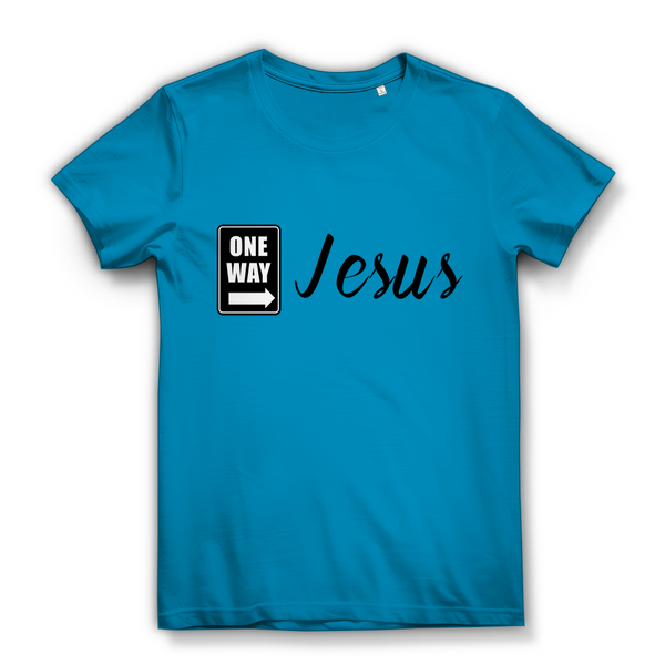 Damen Bio T-Shirt one way jesus