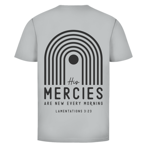 Herren T-Shirt his marcies lamentations 3:23