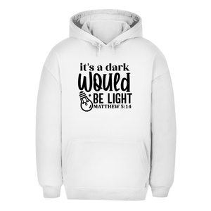 Unisex Oversize Hoodie would be light matthew 5:14