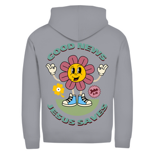 Zipper Hoodie good news jesus saves