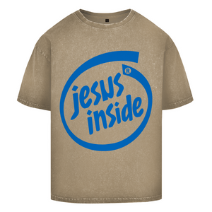 Oversize Washed T-Shirt jesus inside