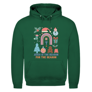 Herren Hoodie jesus is the reason for the season