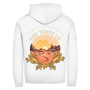 Zipper Hoodie god take us through the desert