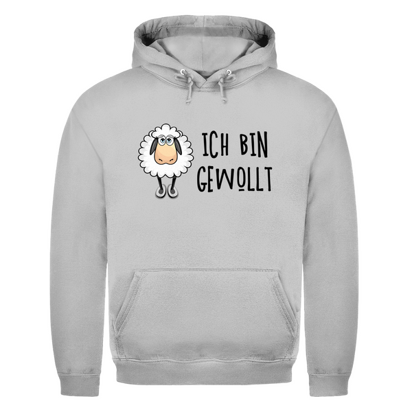 Herren Hoodie ich bin gewollt