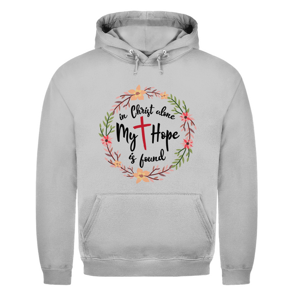 Herren Hoodie in christ alone my hope is found