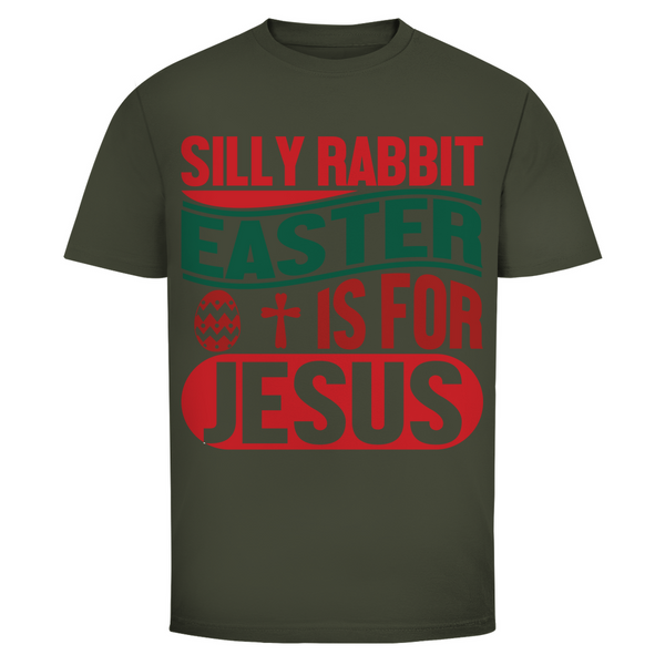 Herren T-Shirt silly rabbit easter is for jesus