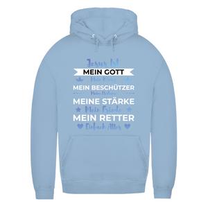 Damen Hoodie jesus ist mein gott