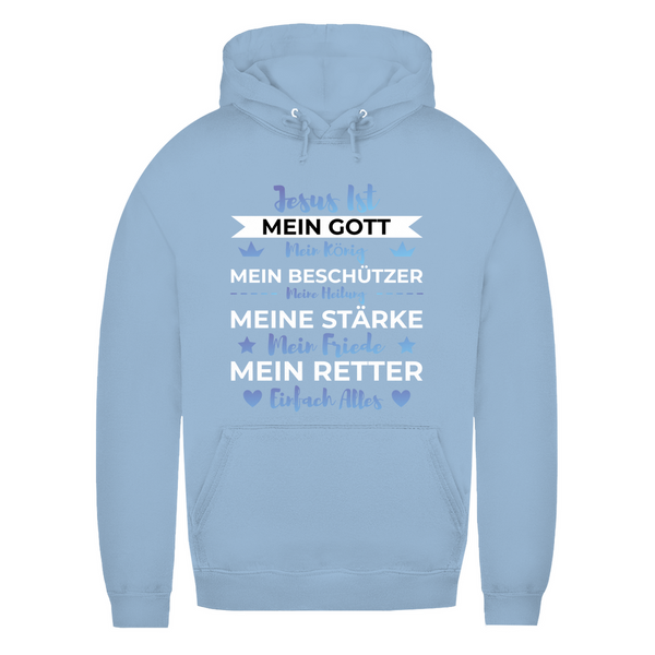 Damen Hoodie jesus ist mein gott