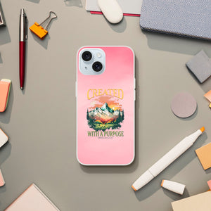 created with a purpose ephesians 2:10 iPhone-Hülle