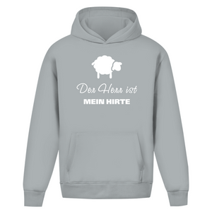 Oversize Hoodie Ohne Kordel der herr ist mein hirte
