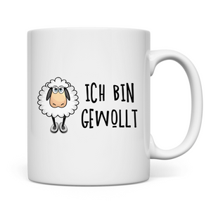Tasse schaf ich bin gewollt