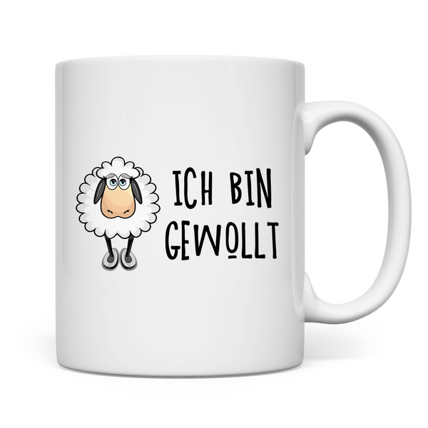 Tasse schaf ich bin gewollt