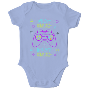 Kinder Bio Body play hard pray hard 1 thess 5:17 gamer