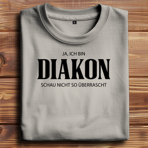 Oversize T-Shirt ja ich bin diakon
