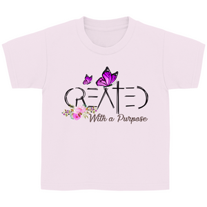 Kinder T-Shirt created with a purpose