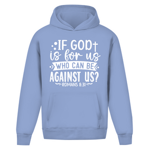 Oversize Hoodie Ohne Kordel if god is for us romans 8:31