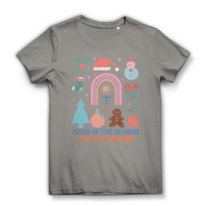 Damen Bio T-Shirt jesus is the reason for the season