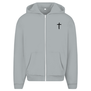 Oversize Zipper Hoodie jesus loves you