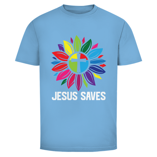 Herren T-Shirt jesus saves